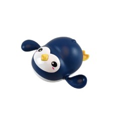 Jucărie de baie pentru copii eMazing, forma pinguin, culoare albastru