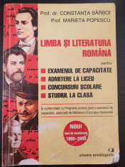 LIMBA SI LITERATURA ROMANA PENTRU CAPACITATE, ADMITERE - Barboi, Popescu foto