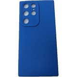 Cumpara ieftin Husa Samsung S23 Ultra 5G s918 Silicon Matte Albastru Inchis