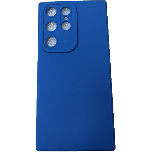 Husa Samsung S23 Ultra 5G s918 Silicon Matte Albastru Inchis