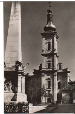 CPIB 22718 - CARTE POSTALA - CLUJ. PIATA BISERICII FRANCISCANE, RPR, NECIRCULATA