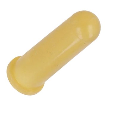 Tetina latex, galeti alaptare vitei, galben foto