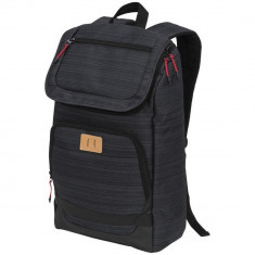 Rucsac Laptop, Everestus, GN, 15 inch, 600D Polycanvas, gri, saculet de calatorie si eticheta bagaj incluse foto