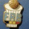 QW9 N2 95 - insigna - sport - comunism - Federatia romana de baschet