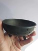 Vas din material compozit negru, diametru 11.5 cm, inaltime 6 cm