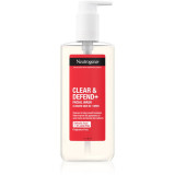 Neutrogena Clear &amp; Defend+ gel de curățare impotriva acneei 200 ml