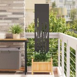 vidaXL Ecran de intimitate pentru grădină Traforaj Negru 32 x 140 cm 876238