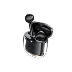 Casti Wireless Ear Buds Hoco (EW52) BT 5.3, 180h StandBy, 300mAh, Crystal, BLACK