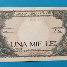 1.000 - 1000 - UNA MIE Lei Martie 1945 bancnota SUPERBA