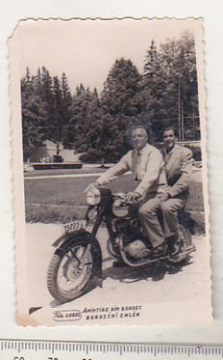 bnk foto Motocicleta Jawa 250 - Amintire din Borsec - anii `60 foto