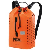 Rucsac Petzl Yara Guide 25L Orange/Black, Geanta Franghie Canyoning, Curele Detasabile, Drenaj Apa, Material TPU Durabil