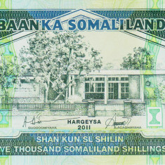 Bancnota Somaliland 5.000 Shilingi 2011 - P21a UNC