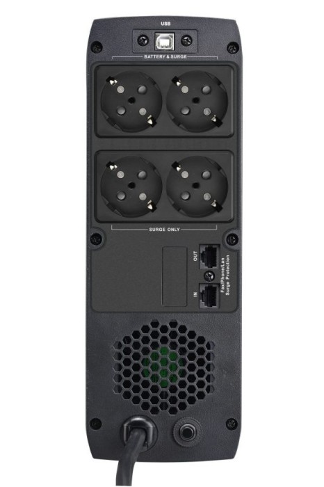 UPS FORTRON Line Int. cu management, LCD, 1200VA/ 720W, AVR, 4 x socket Schuko, display LCD, 2 x baterie 12V/9Ah, conector HID USB, RJ45, baterie hot-