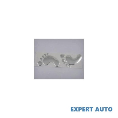 Abtibild doua talpi culoare argintiu cod:dz-68 Alta marca Alt model #7 foto
