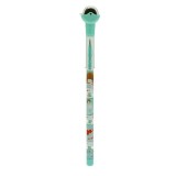 Creion cu Stampila Kori Kumi Little Fishes Jad, 10 Mine Grafit, Capac Protectie Stampila Albastra cu Pesti, 17.6cm