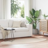 Covor vidaXL &quot;HUARTE&quot; Bej 100x200 cm Oval