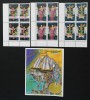 SOMALIA-ARTISTI AI CIRCULUI-4X3 Val.+1 Colita**SOM 164A, Africa, Actori