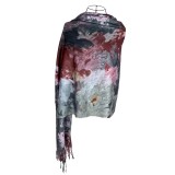 Fular dama NOR, albastru, 170x70