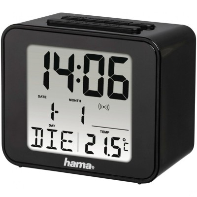 Ceas DCF Hama Cube, Negru foto