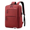Rucsac TAIKESEN TK-L2, smart casual, rezistent la apa, cu port USB, rosu