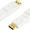 ADAPTOR video LOGILINK, DisplayPort (T) la HDMI (M), conectori auriti, rezolutie maxima Full HD (1920 x 1080) la 30 Hz, alb, &quot;CV0057&quot; (timbru verde 0.