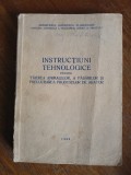 Instructiuni tehnologice pentru taierea animalelor, a pasarilor si prelucrarea produselor de abator, 1968 / R4P3S