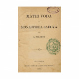 A. Pelimon, Matei Vodă la Mănăstirea Sadova, 1870, cu semnătură olografă