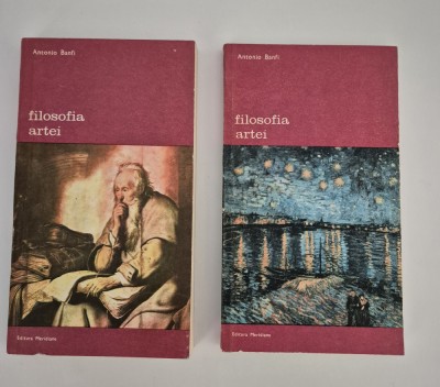 Antonio Banfi Filosofia artei editie completa foto