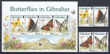 Cumpara ieftin Gibraltar 1997 - FLUTURI - MNH, Nestampilat