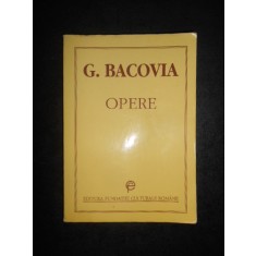 GEORGE BACOVIA - OPERE