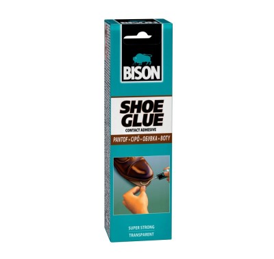 Adeziv universal, pentru incaltaminte, Bison shoe glue, transparent, 55 ml foto