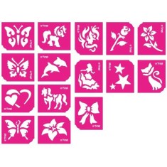 Set 15 sabloane pentru tatuaje temporare Tytoo KKCST4530033 foto