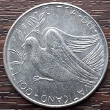 Moneda Vatican 100 Lire 1976 Papa Paul al VI-lea Argint Vatican