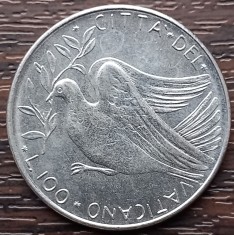 (S) MONEDA VATICAN - 100 LIRE 1976, PAPA PAUL AL VI-LEA foto