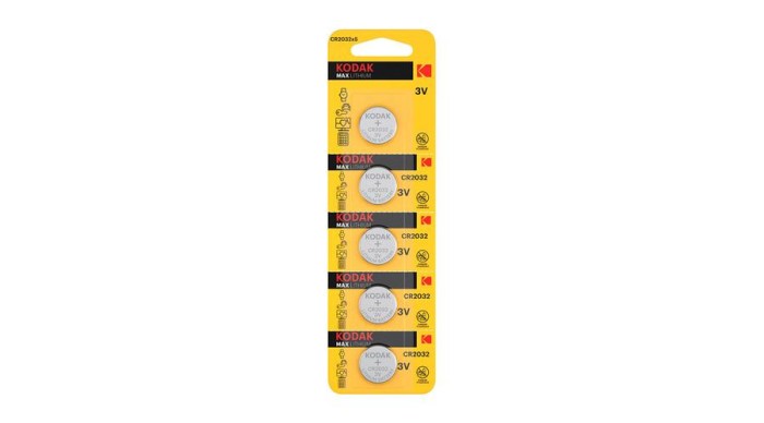 Pilă de litiu cu buton Kodak CR2032- 3V bl/5