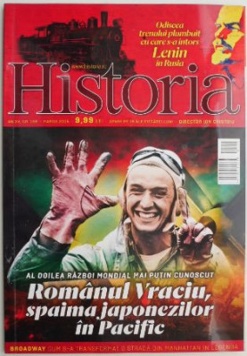 Revista Historia. Martie 2015. Romanul Vraciu, spaima japonezilor in Pacific foto