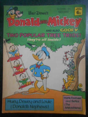 Revista Mickey Mouse, nr. 6, anul 1974 foto