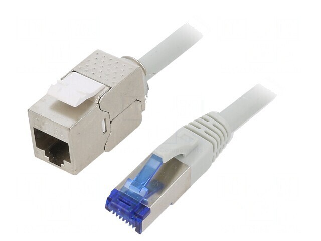 Prelungitor RJ45 Cat 6a S/FTP Gri 25m LSZH