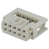 Mufă IDC Mamă 10 Pin 2,54mm pentru Cablu Bandă
