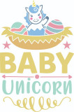 Cumpara ieftin Sticker decorativ, Baby Unicorn, Multicolor 85 cm, 4837ST, Oem