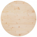 VidaXL Blat de masă,&Oslash;80x2,5 cm, lemn masiv de pin