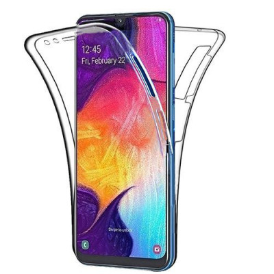 Husa Telefon Silicon Samsung Galaxy A50 a505 Clear Ultra Thin Fata+Spate foto