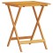 Set Bistro Pliabil 3 buc. Maro Lemn Solid de Acacia - 3