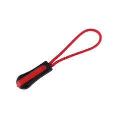 Tragator pentru fermoar Crisalida, lungime 65 mm, Negru rosu