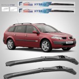 Ștergătoare Renault Megane II Estate (2003&ndash;2006) TeamCar&reg; &ndash; Hibrid | Set față