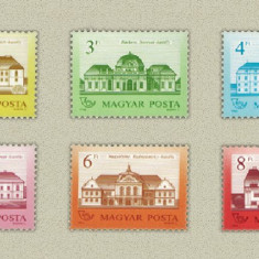 Ungaria 1986 - castele, serie neuzata
