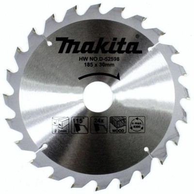 Disc circular, pentru lemn, Makita D-52598, 185 x 30 x 1.4 mm foto