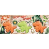 Chlapu Chlap Dinosaurs Bombe efervescente de baie pentru copii 3x70 g