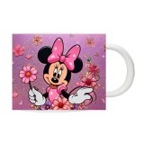 Cana alba personalizata &quot;minnie 4&quot;, INOVATIX&reg;. 330ml