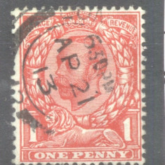 Great Britain 1912 King George V 1P red Mi.126 K.15:14 used AM.399